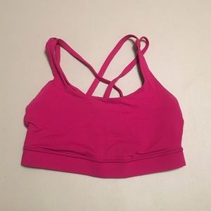 Lululemon Raspberry Energy Bra. Great condition.